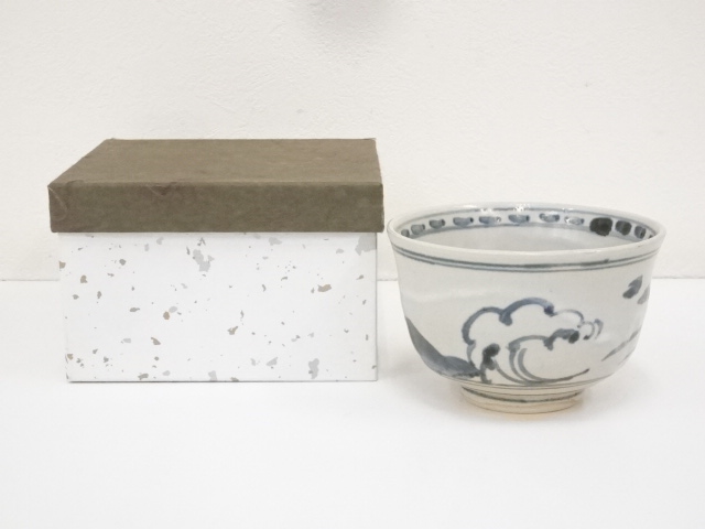 JAPANESE TEA CEREMONY / CHAWAN(TEA BOWL) / UNDERGLAZE BLUE